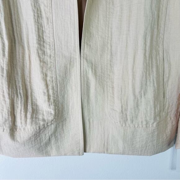 NEW vintage Rafael tan cream lightweight coastal preppy blazer 6 - Picture 3 of 6